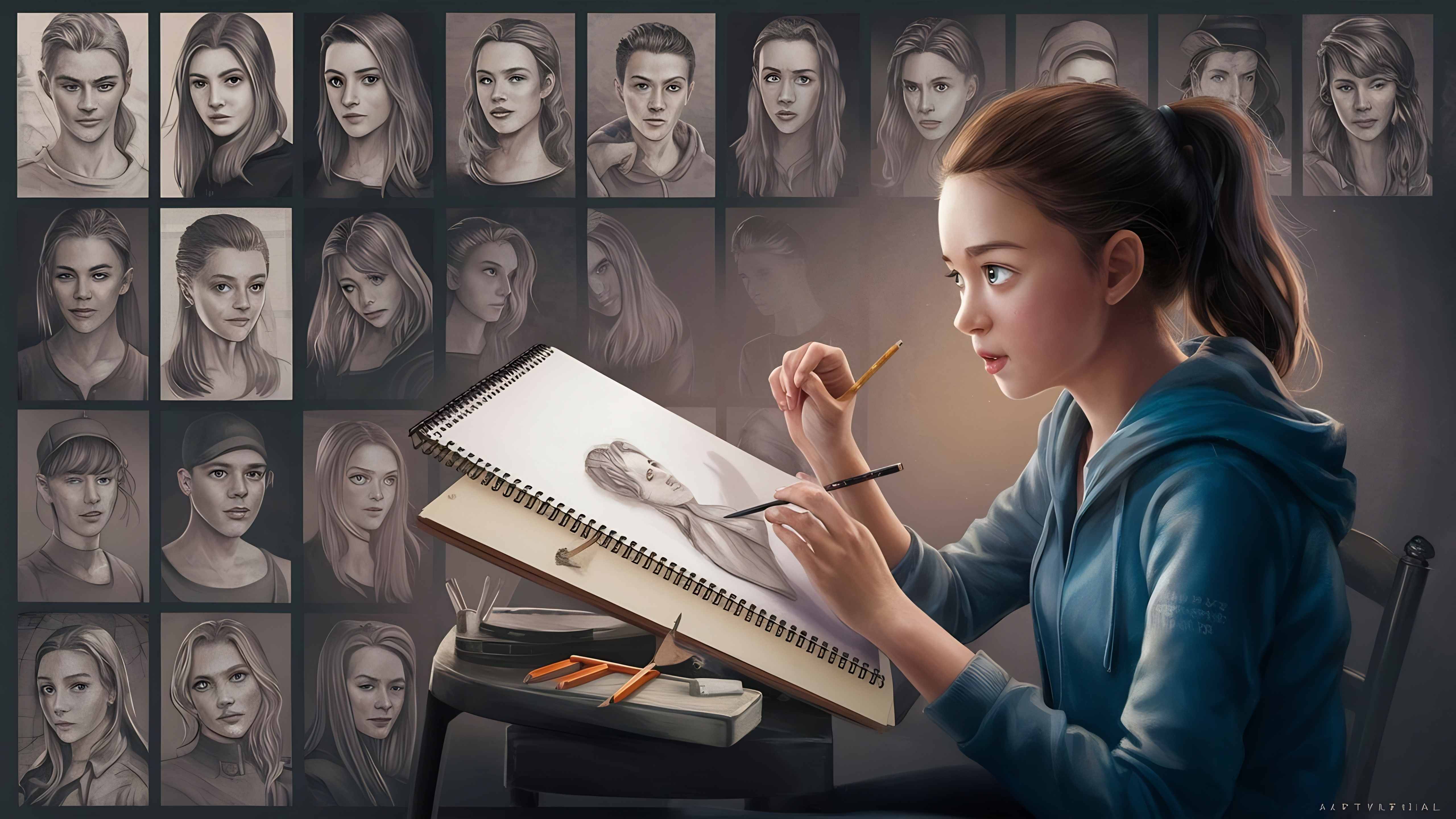 Уши: важные детали для завершения портрета